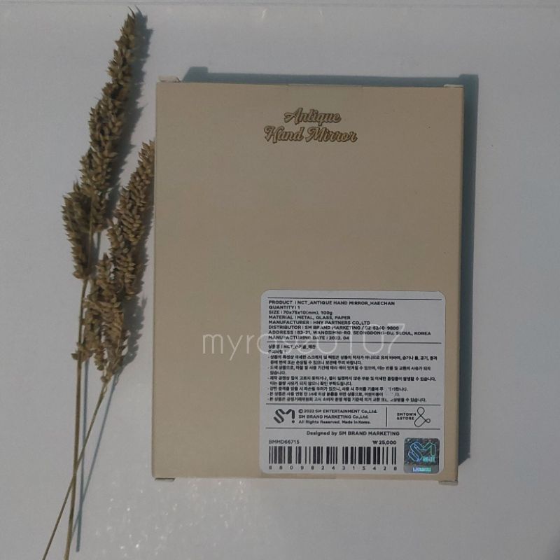 [BACA DESK] Antique Hand Mirror Haechan