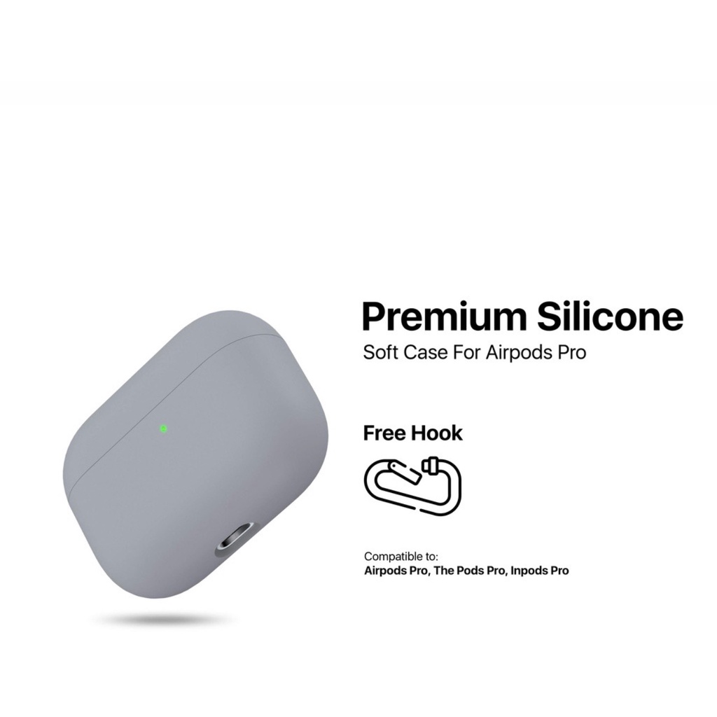 ✅ BEST SELLER - iBuystore - Case Casing Airpods Pro / Pro 2 / Airpods gen 3 - Gratis hook - Free hook - Premium silicon