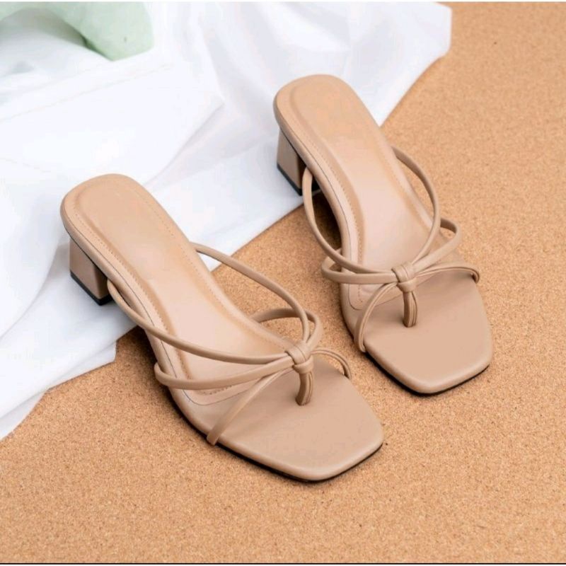 Sandal Wanita Heels 3,5cm Tali pint SA95