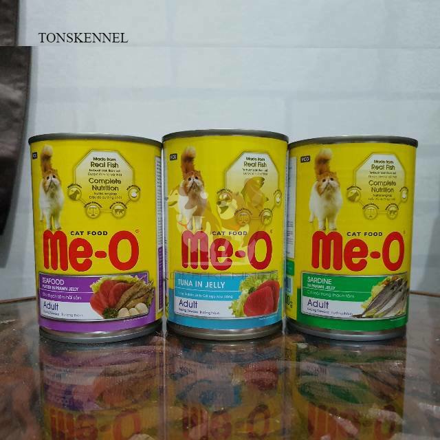 Me-O Kaleng Besar 400gr - Makanan Kucing Kalengan Meo