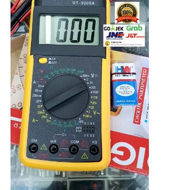 MULTITESTER DIGITAL AVOMETER MULTIMETER DT 9205 DT9205 NEW