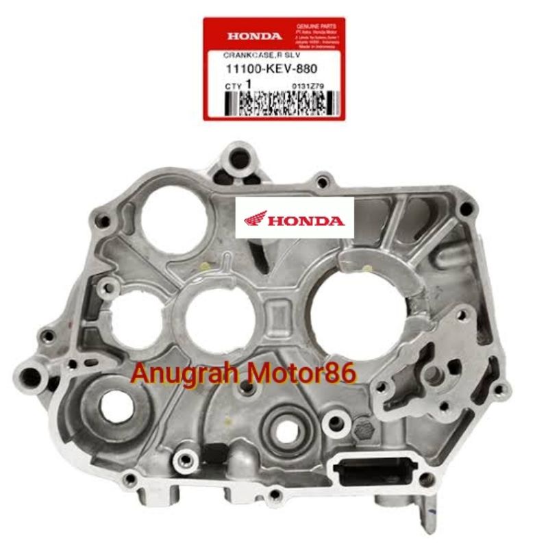 11100-KEV-880 Crankcase R BLok Block Mesin Kanan Grand Legenda Revo Supra Fit