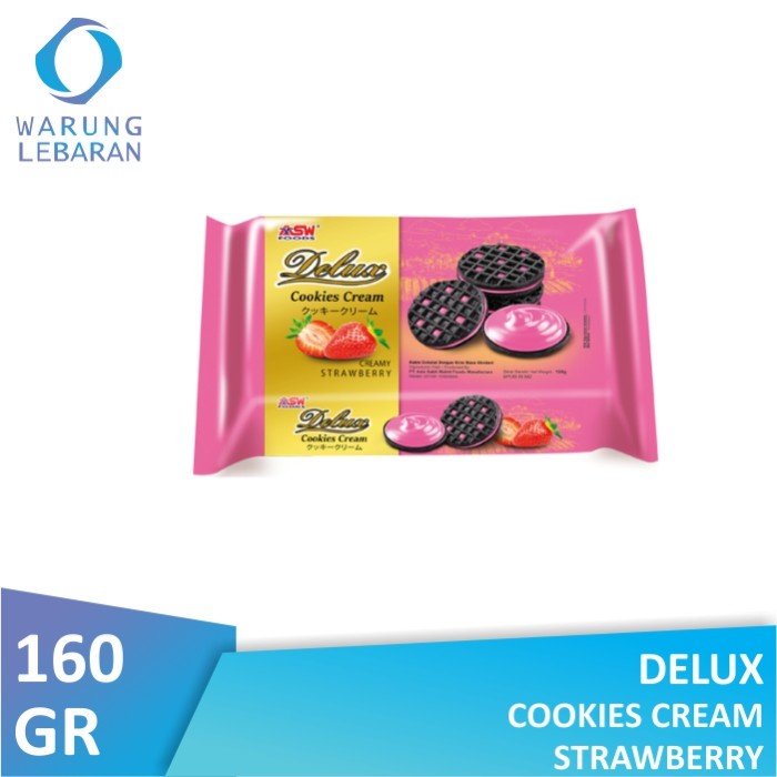 

Delux Cookies Cream Strawberry 160gr