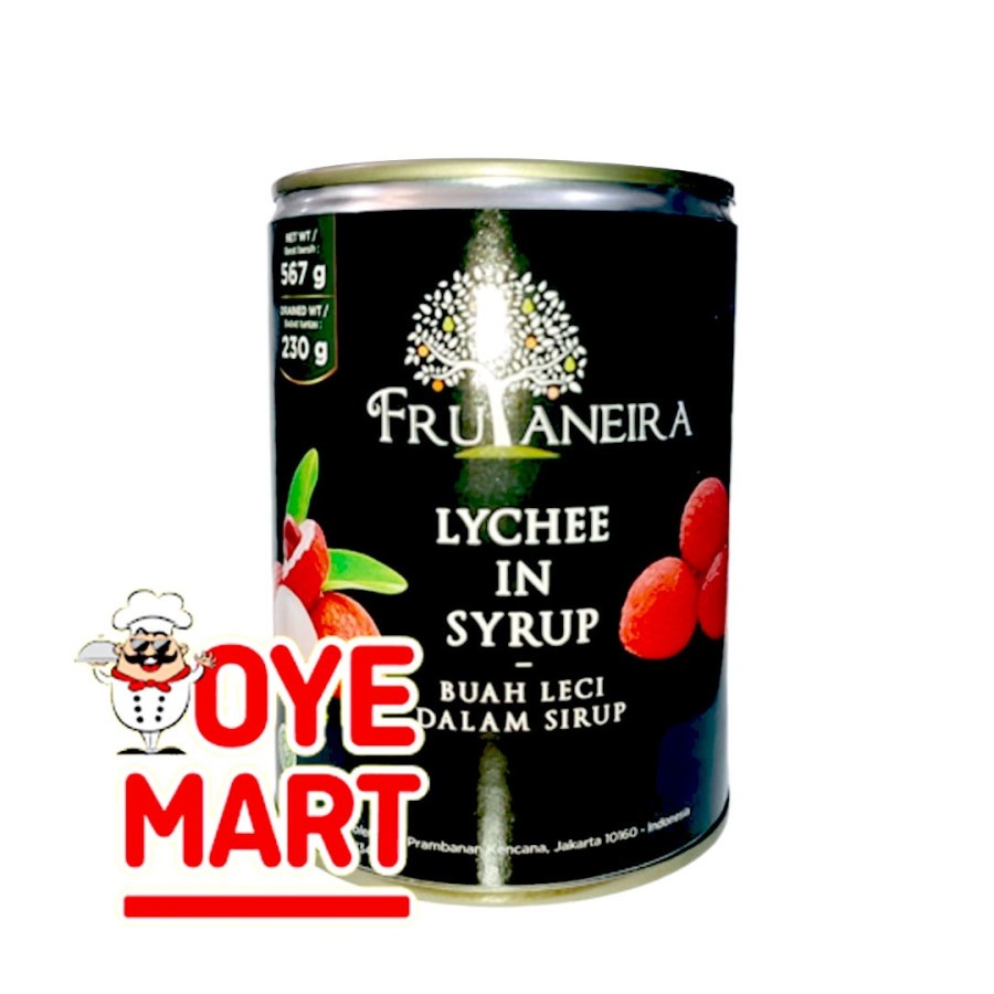 FRUTANEIRA LYCHEE IN SYRUP 567GR / BUAH LECI DALAM SIRUP