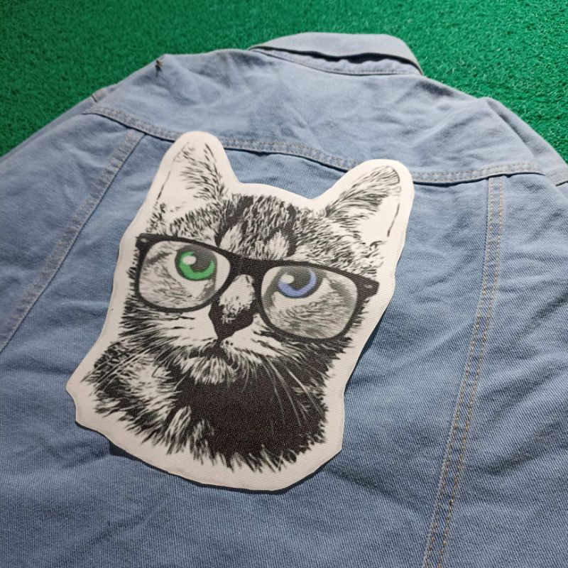 Backpatch kucing bahagia premium Kode : SUB01