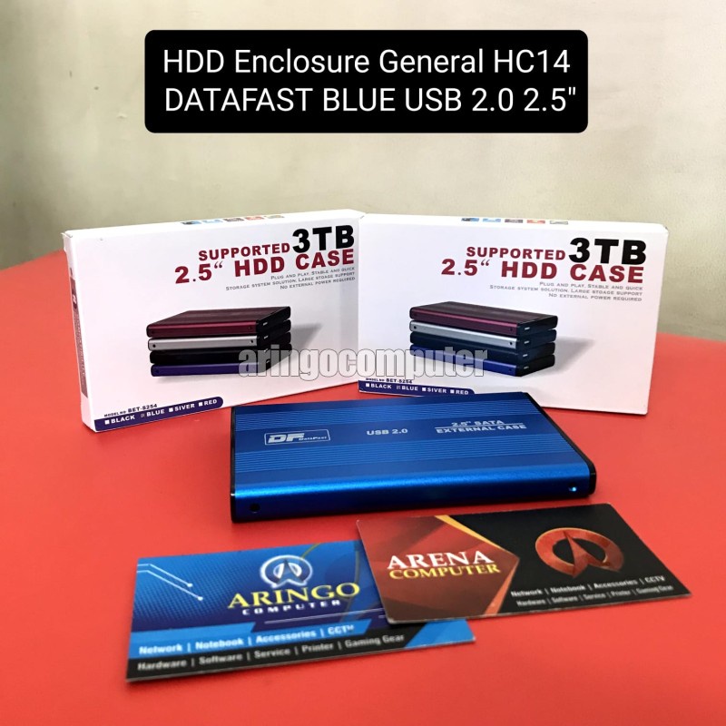 HDD Enclosure General HC14 DATAFAST BLUE USB 2.0 2.5&quot;