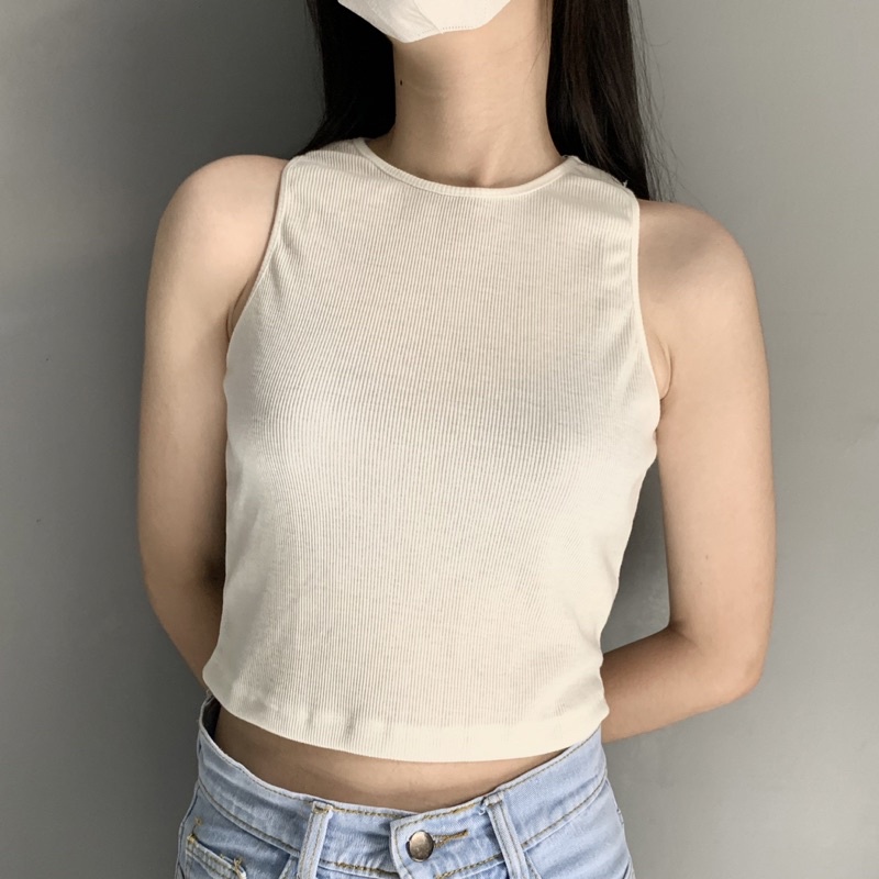 Knit tanktop - tanktop wanita rajut - tanktop wanita knit - knit top murah - premium knit top - inne