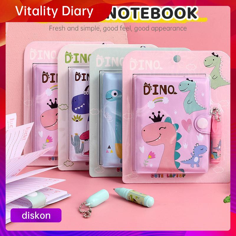 

【COD❤️】Kartun Kreatif Notebook Portabel Mini Dengan Set Bolpoin VDY