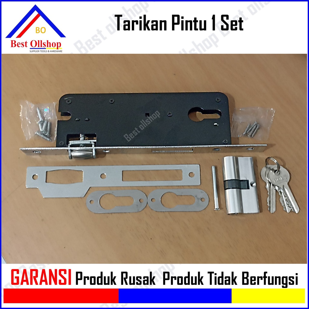 Tarikan Pintu Rumah Kupu Tarung 1 Set / 1 Set Handle Pintu Minimalis Gagang Tarikan Pintu / Pegangan Pintu Mewah Handle Pintu 1 Set + Body Pelor