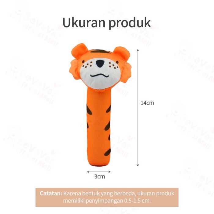 TokoPapin Mainan Boneka Tangan Bayi Toet Rattle Toy Stick Boneka Genggam Bunyi Anak Bayi Bisa Bunyi