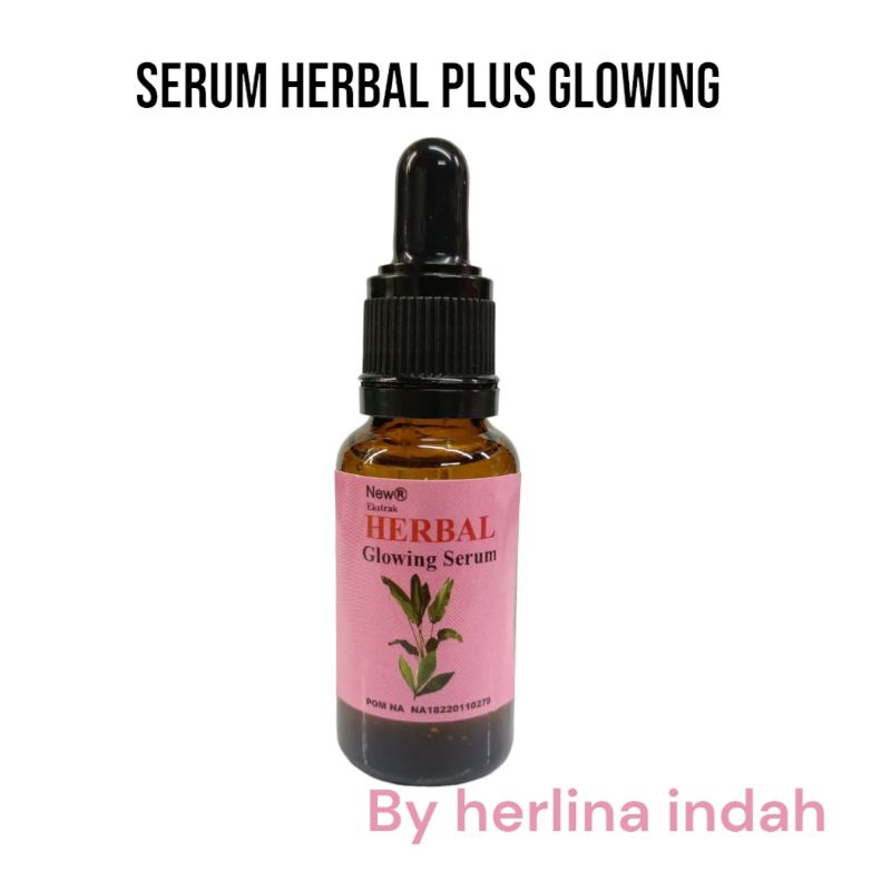 SERUM HERBAL PLUS GLOWING BPOM by herlina indah