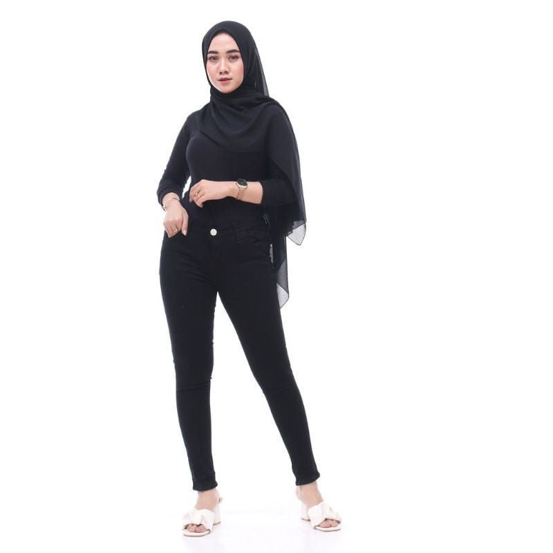 Celana Skinny Jeans Wanita Polos size 27-34 Terlaris