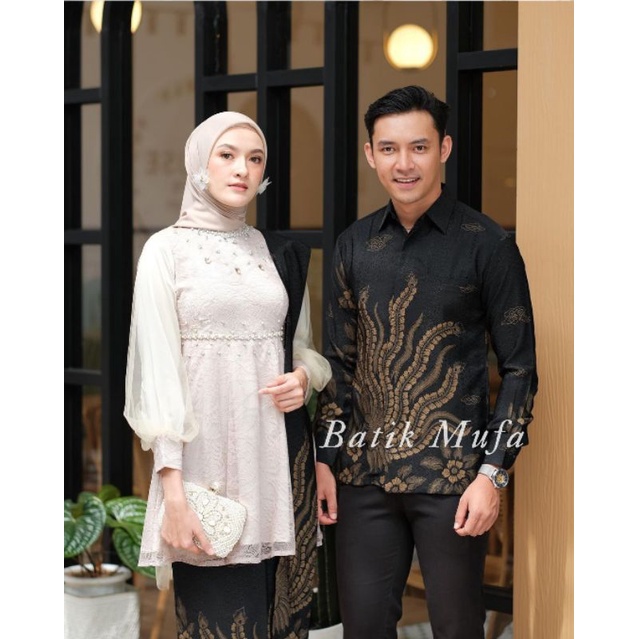 SET COUPLE NADINE MAUVE / LATTE | KEBAYA TERBARU KEBAYA WISUDA KEBAYA TUNANGAN KEBAYA LAMARAN KEBAYA ORI