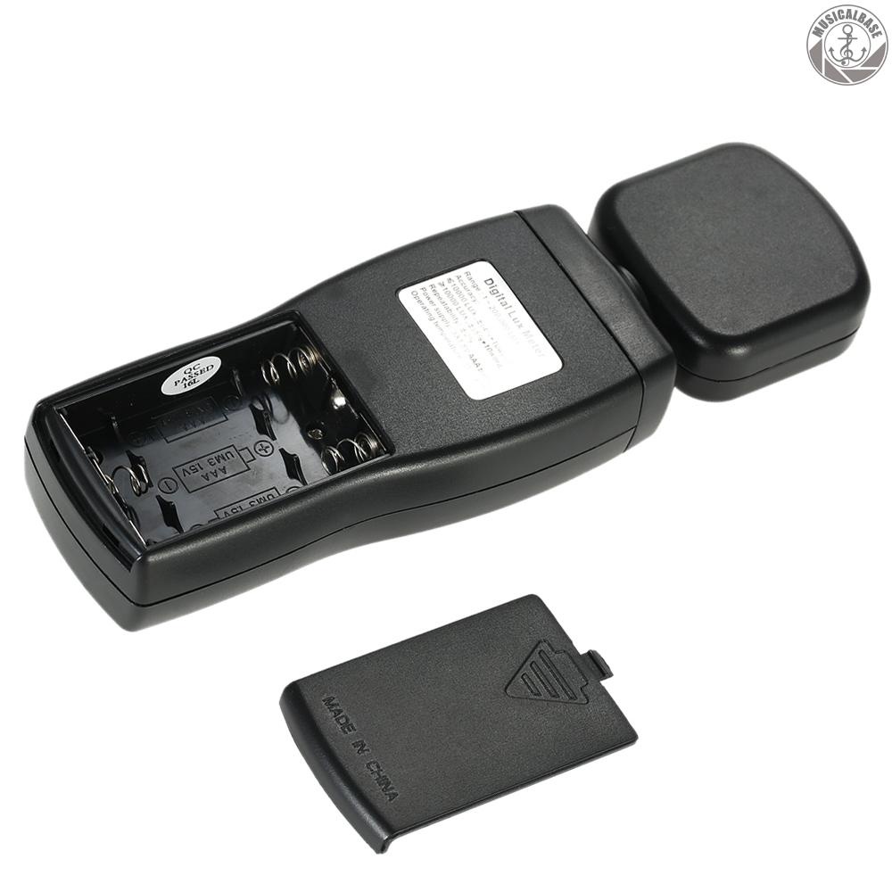 SMART SENSOR Mini Digital Lux Meter LCD Display Handheld Illuminometer Luminometer Photometer Luxmeter Light Meter 0-200000 Lux