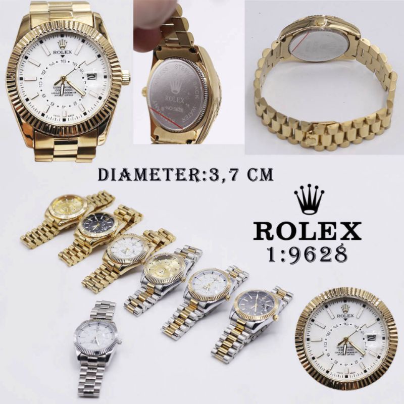 JAM TANGAN RANTAI MERK ROL SERI 9628**
