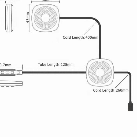 Headset Bluetooth Helm Motor T2 - Bluetooth 5.0 Motorcycle Helmet