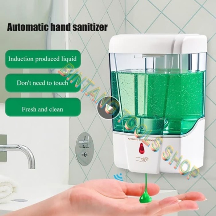 7Da0V F1309 Automatic Soap Dispenser Gel Hand Sanitizer Dispenser Otomatis [Baru]