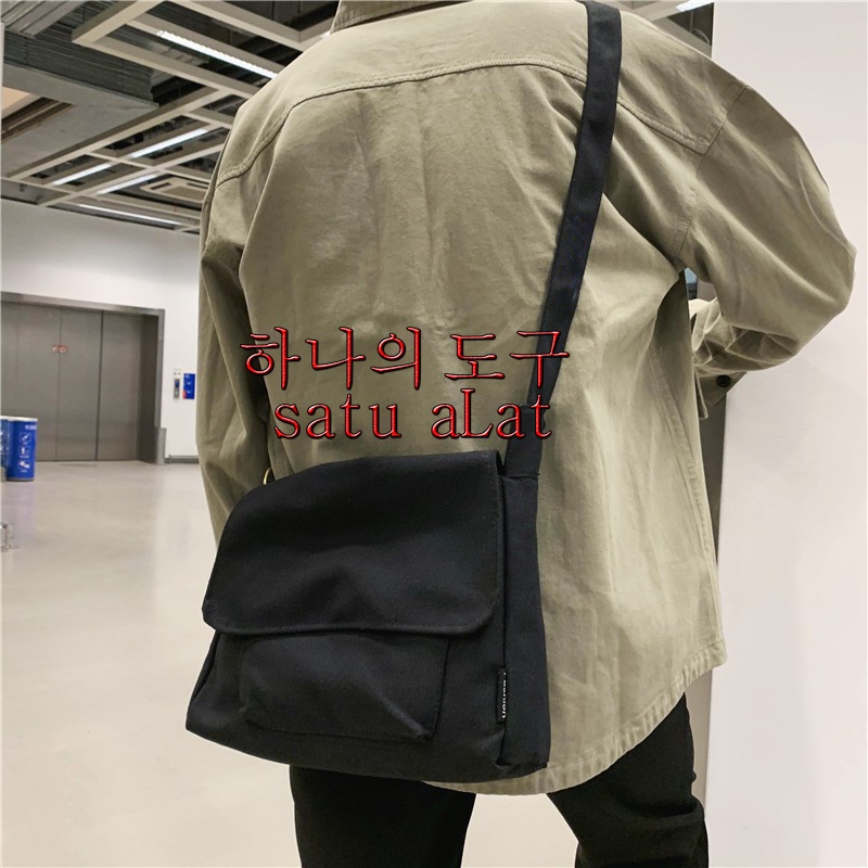 SATU ALAT Tas Selempang SEIYA 100% Canvas Premium Tebal Tas Kanvas