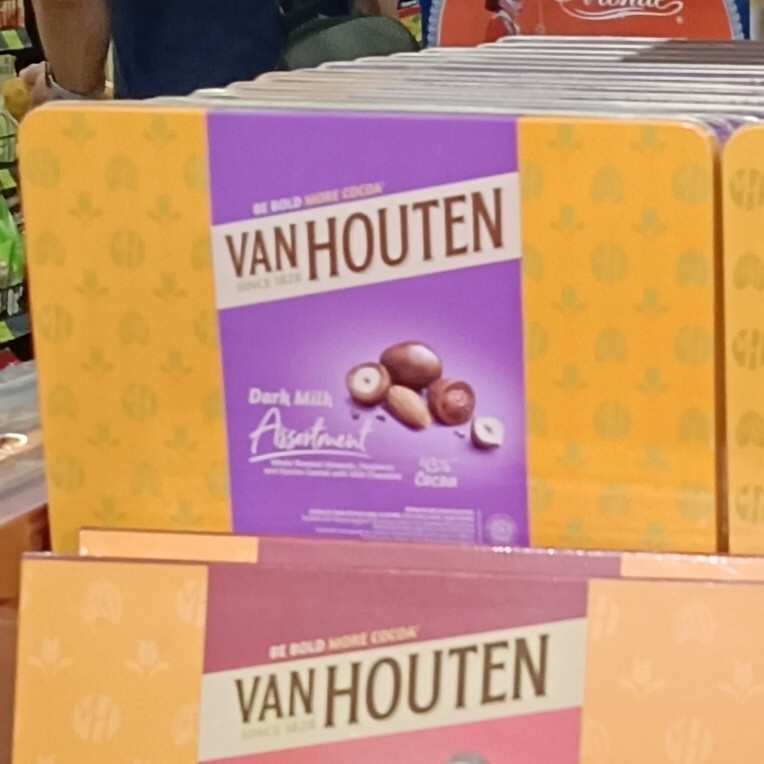 

VAN HOUTEN Dark Milk Chocolate Assortment 280gr Can