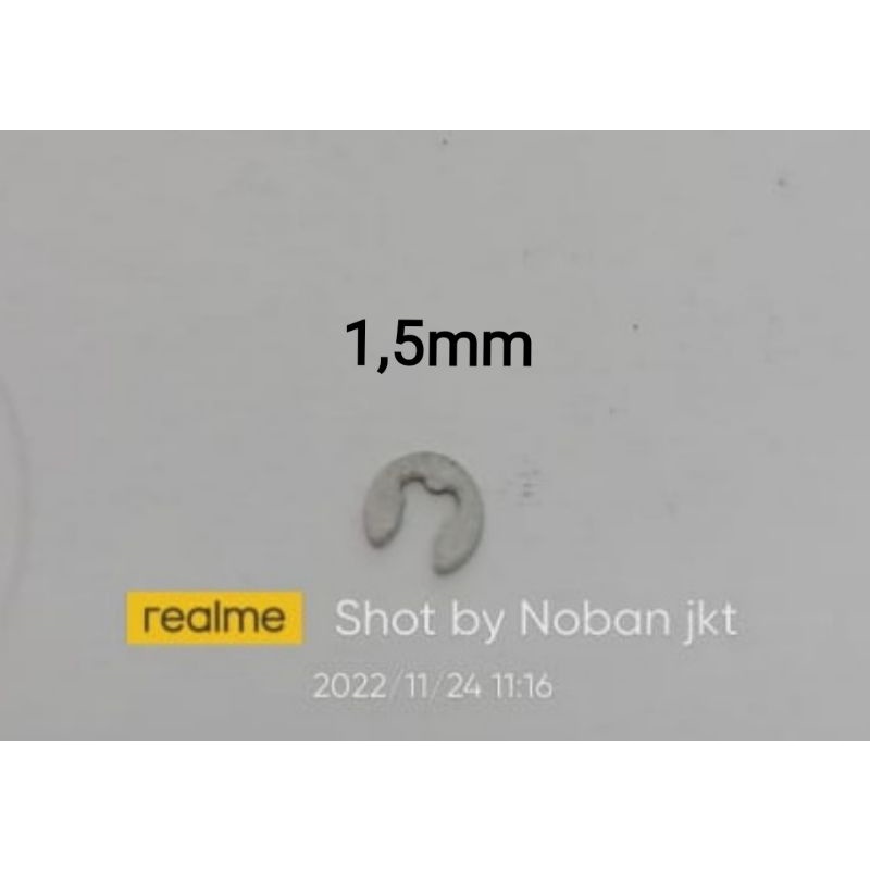 KANCING SNAP RING CIRCLIP KLIP PENGUNCI RING PLAT KAMPAS GANDA CLIP