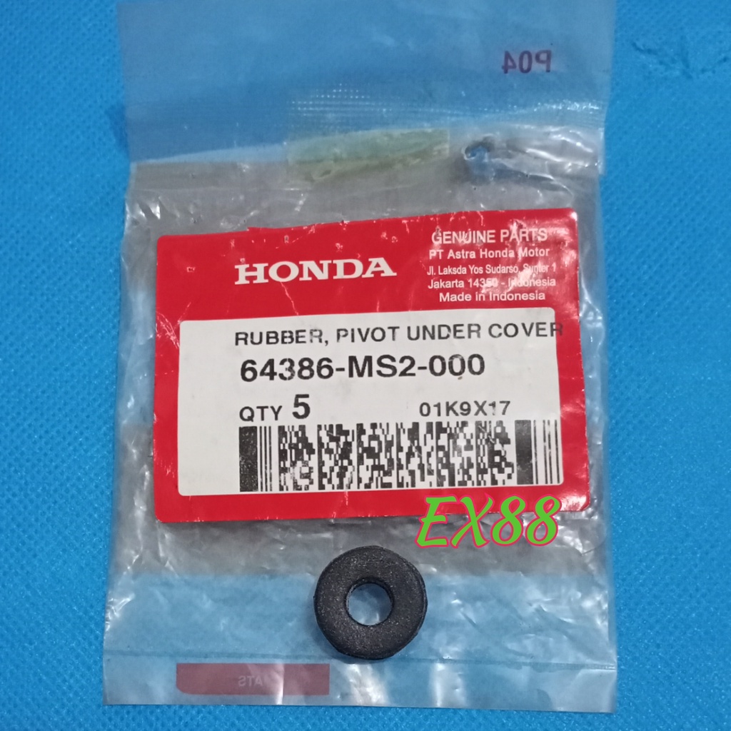 1 BUAH KARET VISOR / WINDSHIELD TIGER REVO ORIGINAL 64386-MS2-000