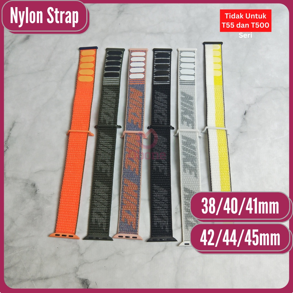 NlKE Printed Strap Untuk lwatch Series 1 2 3 4 5 6 7 8 38mm 40mm 41mm 42mm 44mm 45mm Strap iwatch