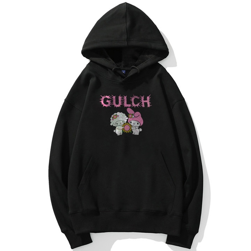 Jaket Band GULCH Sanrio Sweater Hoodie Band Merchandise Hardcore Punk