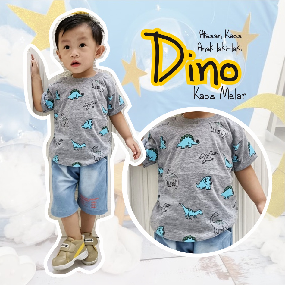 Atasan Kaos Anak Laki-Laki Dino CKids