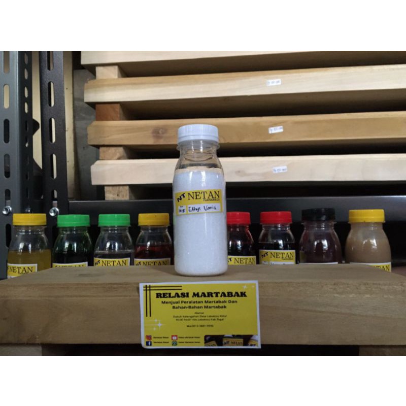 

Ethyl Vanili 100gr/ Vanili Netan/Vanili Martabak 100gr