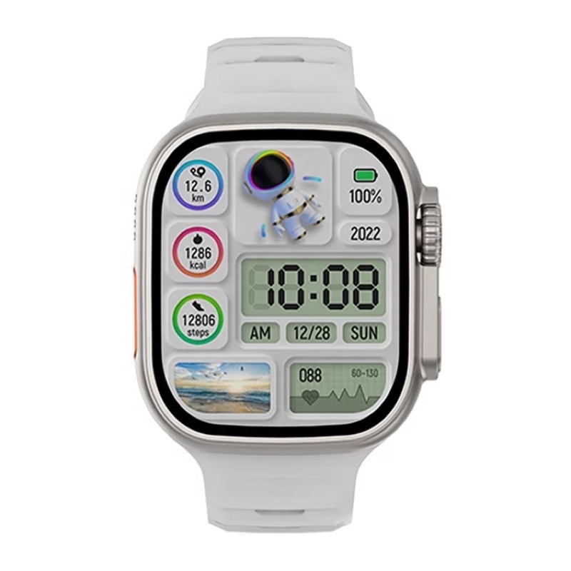 DT NO 1 DT 8 ultra smartwatch GPS NFC Heart rate Blood pressure dt no 1 watch cocok untuk lengan kecil