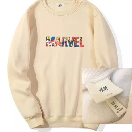 Harga Spesial Sweater Crewneck Pria Marvel h&M / Jaket Hoodie Nasa Marvel Original Usa newyork