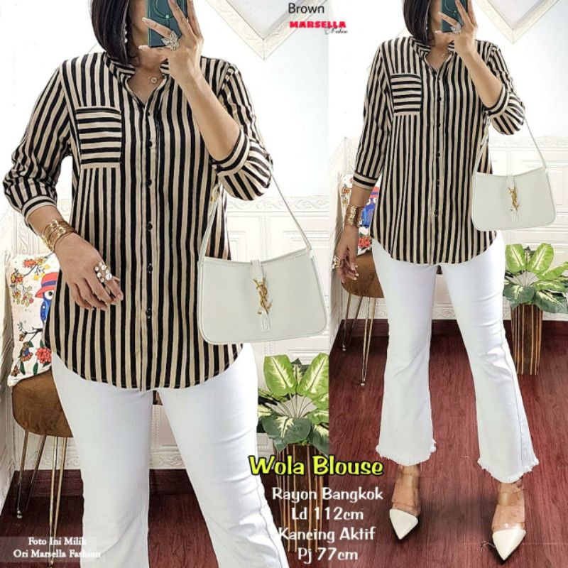 ATASAN WANITA WOLA BLOUSE BY MARSELLA