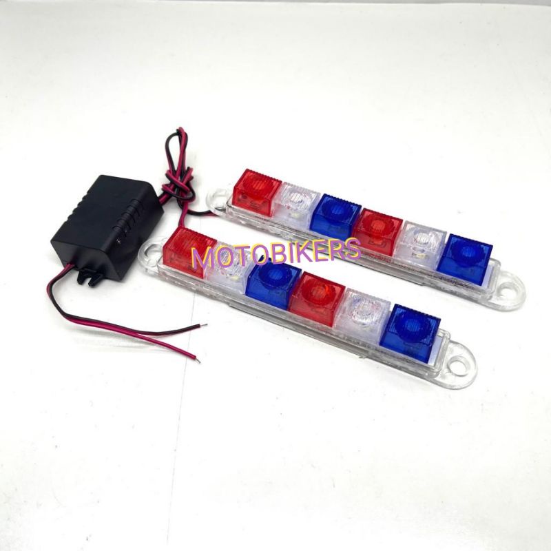 Lampu Led 6mata-Lampu 6mata berjalan Kanan Kiri Dc 12v