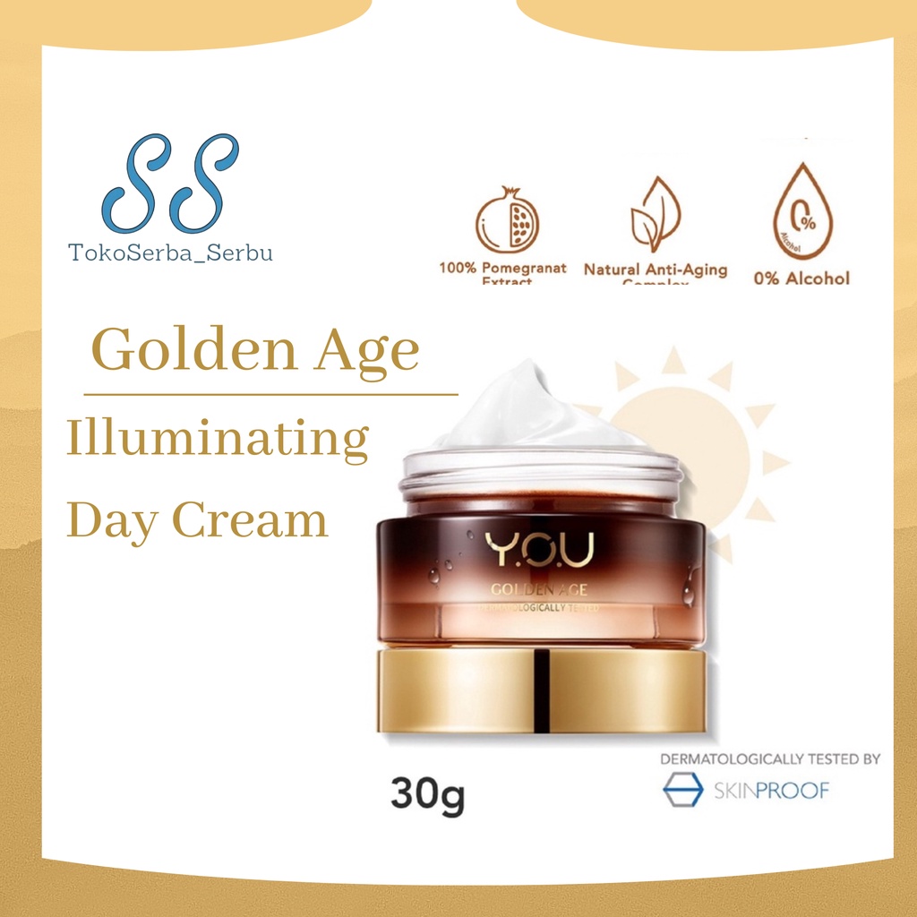 You Golden Age Series Paket 3 in 1 Refining Serum/Day/Night Cream 18gr