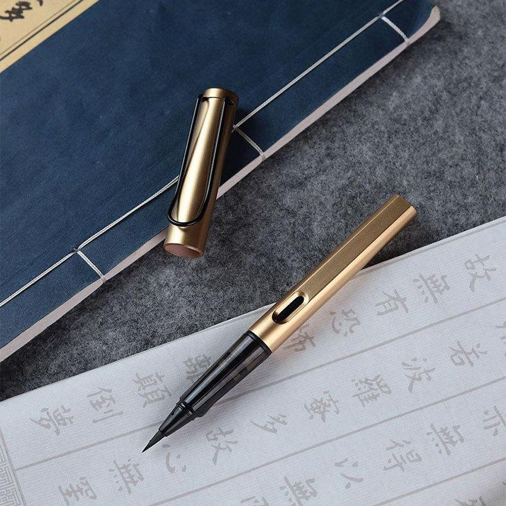 Mxbeauty Kuas Pen Kaligrafi Untuk Seni Pemula Artis Menggambar Tulisan Rambut Lembut Kuas Cina