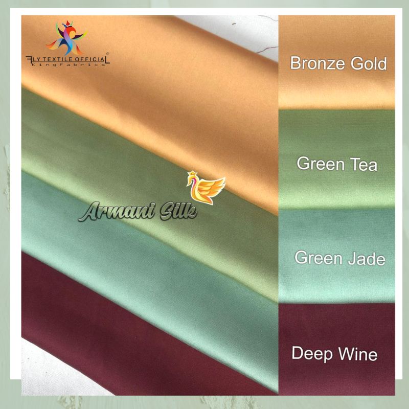 Armani Silk Stretch Premium Original || Satin Armani Silk Super Stretch Premium