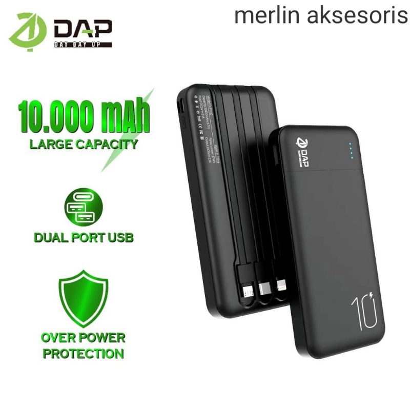 PowerBank  DAP 10.000Mah D-P112C 2.4A