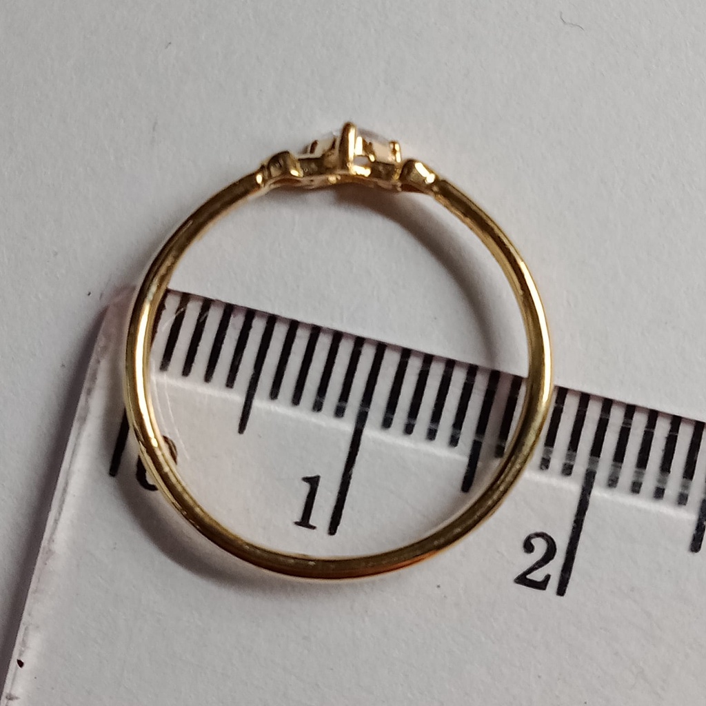 Cincin emas 17K - 0.5 gr kadar 750 - CBS000000001