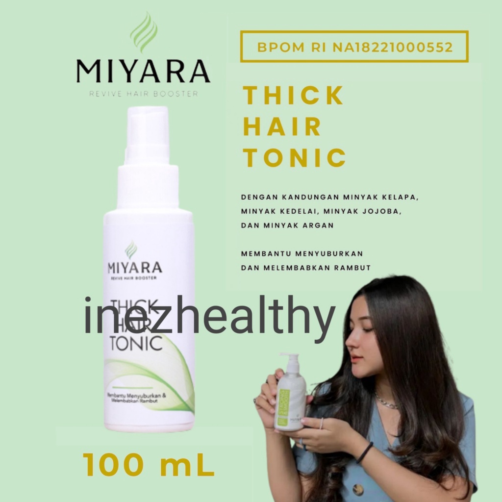 MIYARA HAIR TONIC HAIR TREATMENT PENUMBUH RAMBUT PERAWATAN RAMBUT RONTOK ANTI KETOMBE ORIGINAL BPOM