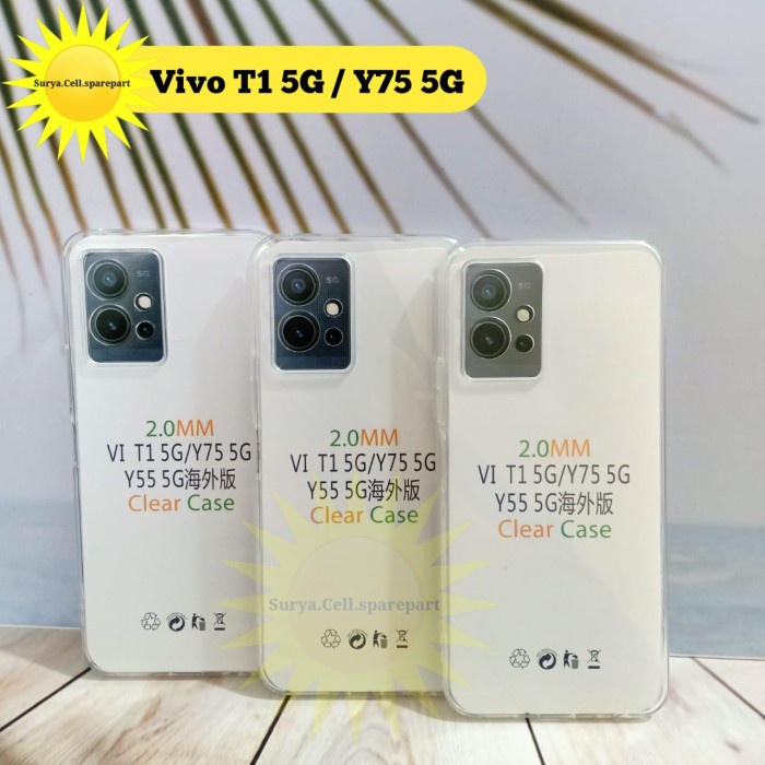 Case Vivo T1 5G - Case Clear 2MM Vivo T1 5G