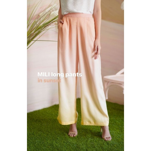 MILI Gradient Long Pants Novere X Mmehuillet in Sunset