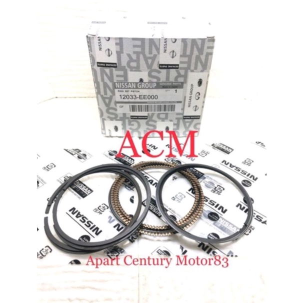 RING PISTON SET NISSAN XTRAIL 2.5 XTRAIL T30 TERSEDIA OVERSIZE STD&0.50