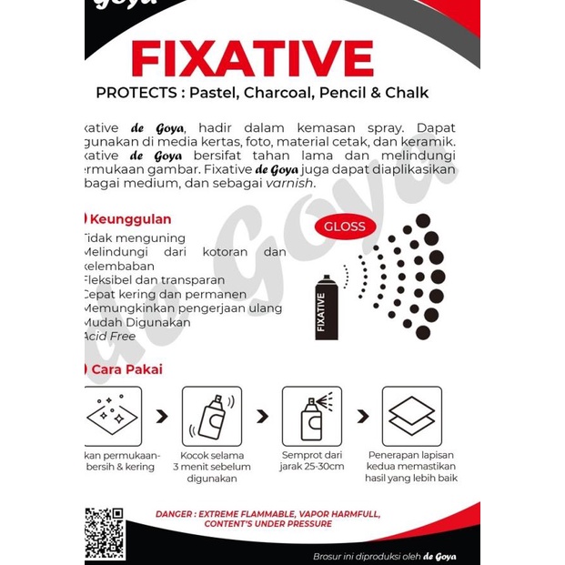 

De goya fixative workable spray 400ml