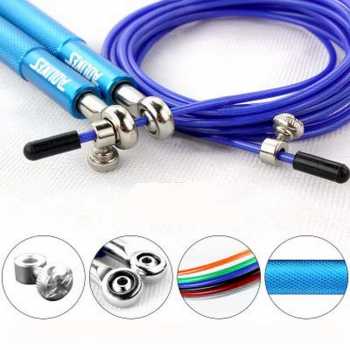 Tali Skipping Olahraga Lompat Tali Jump Rope Steel Wire Bearing Alat Olahraga Anak Remaja Dewasa / Skiping Lompat Tali Panjang Premium Berkualitas / Lompat Tali Olahraga Penurun Berat Badan Tali Skipping Lompat Tali Kuat Kokoh Ringan Desain Elegan Murah