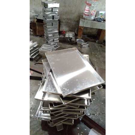LOYANG OVEN JUMBO BAKING KUE KERING BESAR 40x60x3 BAHAN TEBAL 0,8 KAWAT KELILING Full TRAY OVEN GAS 