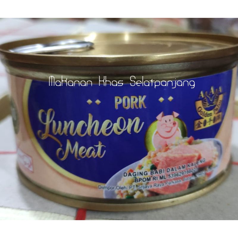 

Pork Luncheon Meat/Daging Babi Dalam Kaleng 340Gram Import Singapore