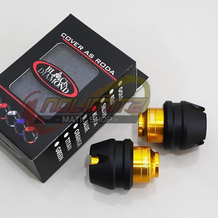 Cover Baut Jalu As Roda  Black Diamond Jumbo NMAX XMAX Aerox 155 ADV PCX Beat Vario Scoopy