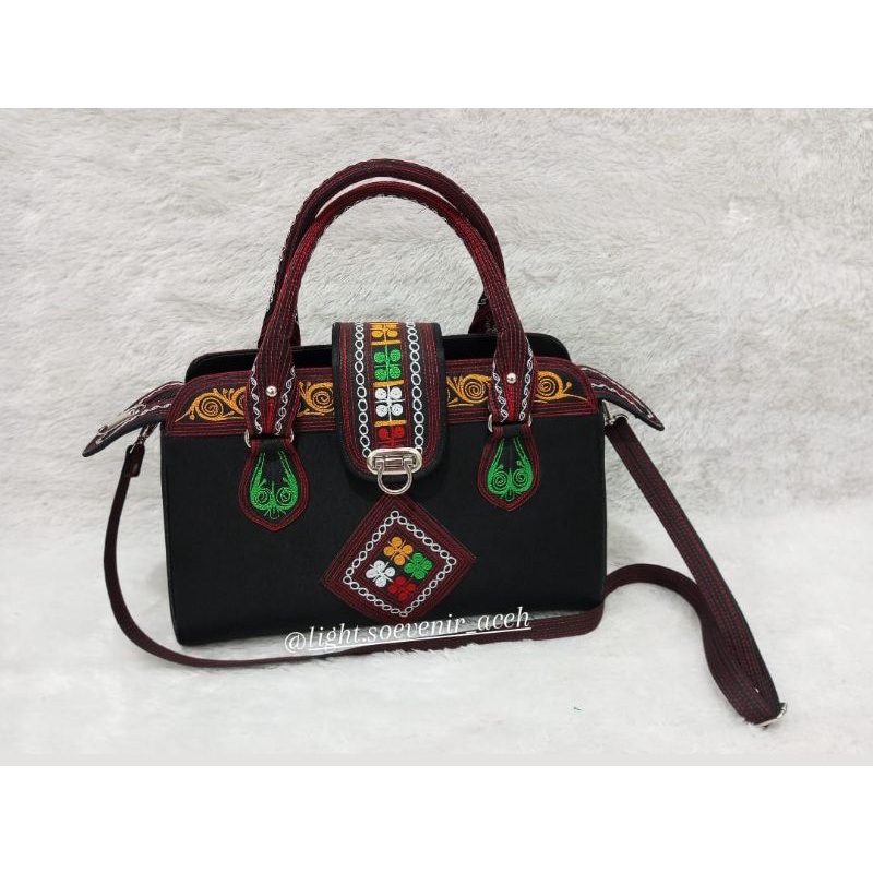 Tas Luna Bordir Etnik Aceh/Tas Wanita Selempang Khas Aceh