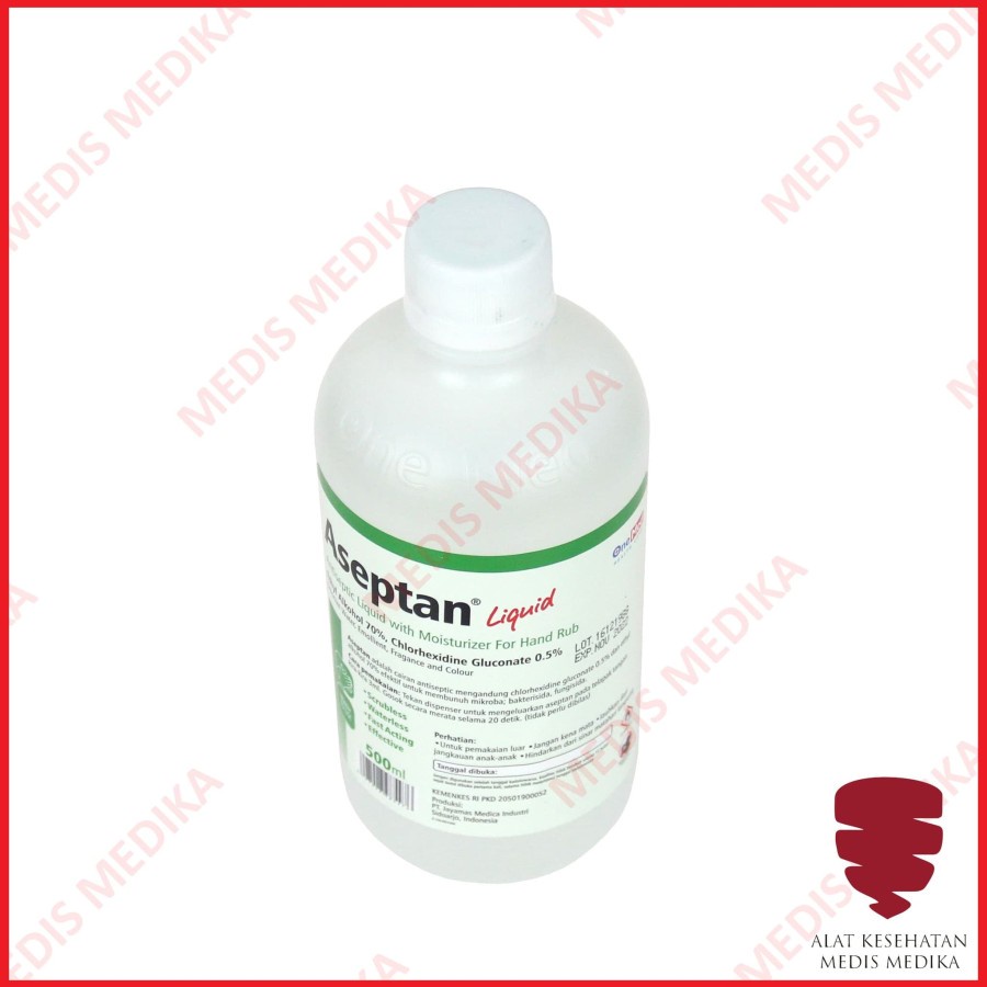 Aseptan Liquid Refil 500 ml Cairan Pembersih Anti Bakteri Onemed