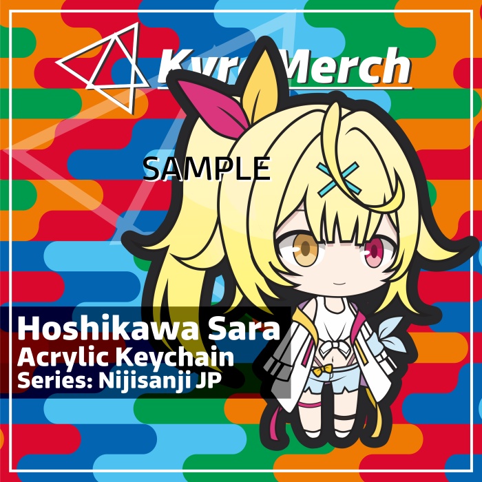 Keychain Nijisanji Japan Hoshikawa Sara
 | KyraMerch Anime Fanmerch Dealer
